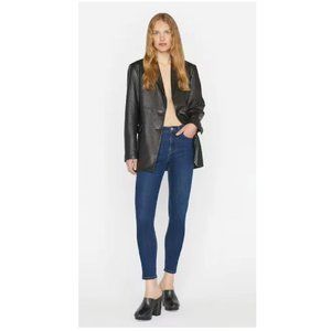 Frame - Le High Skinny Size 26 Dark Blue Wash
